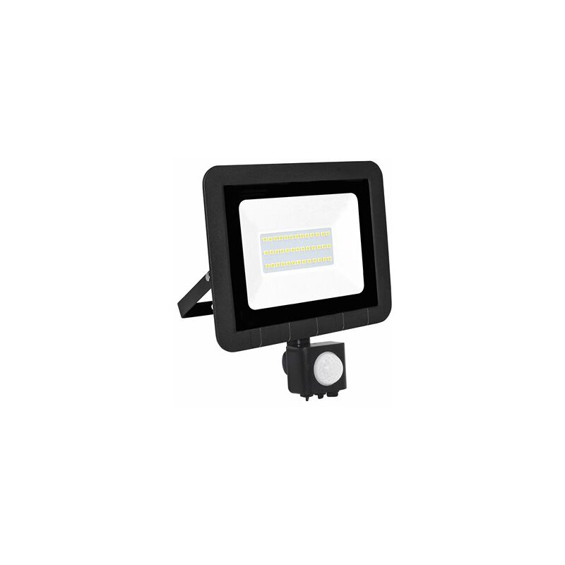 foto del prodotto proiettore led con sensore matel nero da 30w