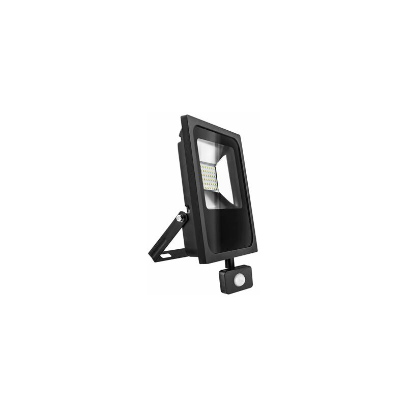 foto del prodotto proiettore led con sensore matel nero ip65 20w caldo