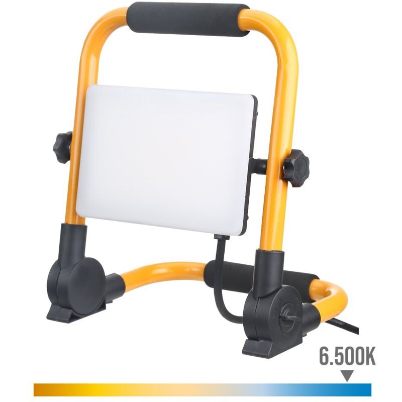 foto del prodotto proiettore led con stativo 50w 5.400lm 6.000k luce fredda, 260,1 x 175,3 x 283,8 mm