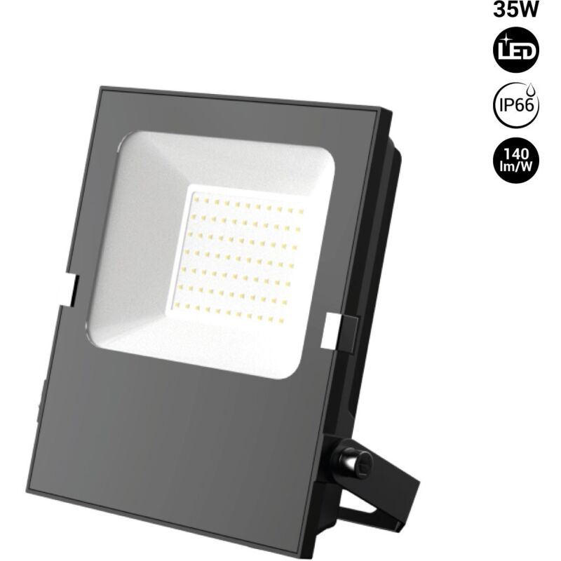 foto del prodotto proiettore led da esterno 35w - 12-24v dc - 120 - ip66 - bianco freddo
