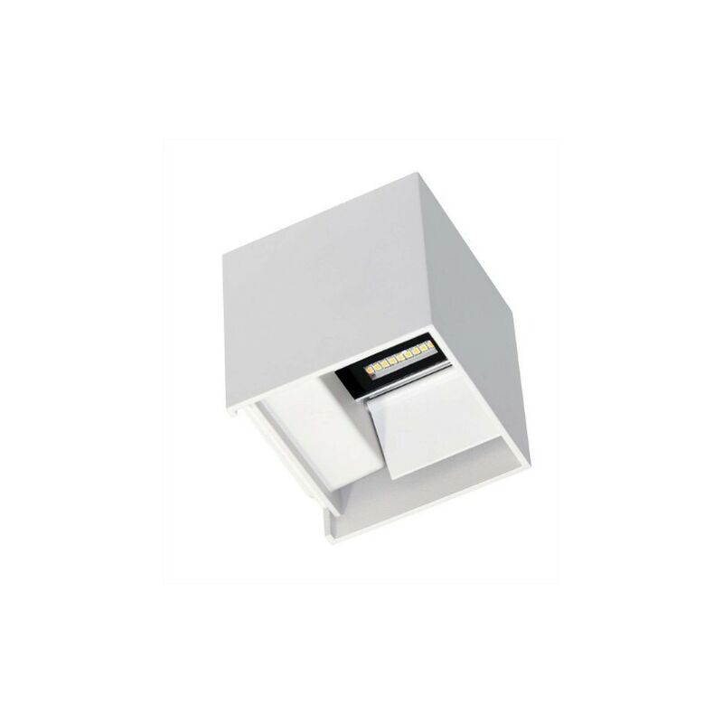 foto del prodotto proiettore led da esterno quadrato lek 6.8w 3000k bianco beneito faure 3983
