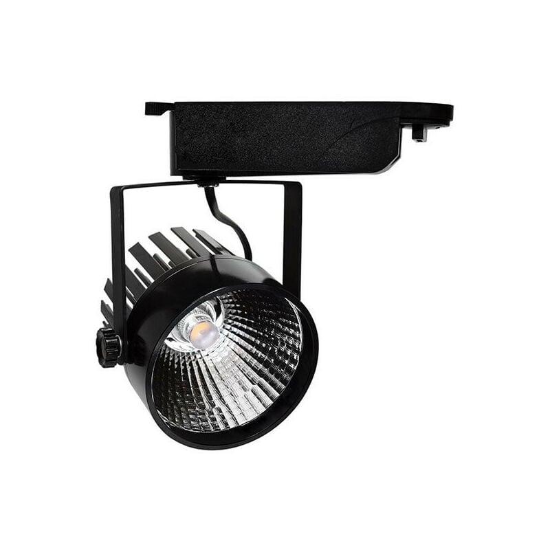 foto del prodotto proiettore led decorativo 12w 960lm 96w 24 nero bianco giorno 6000k