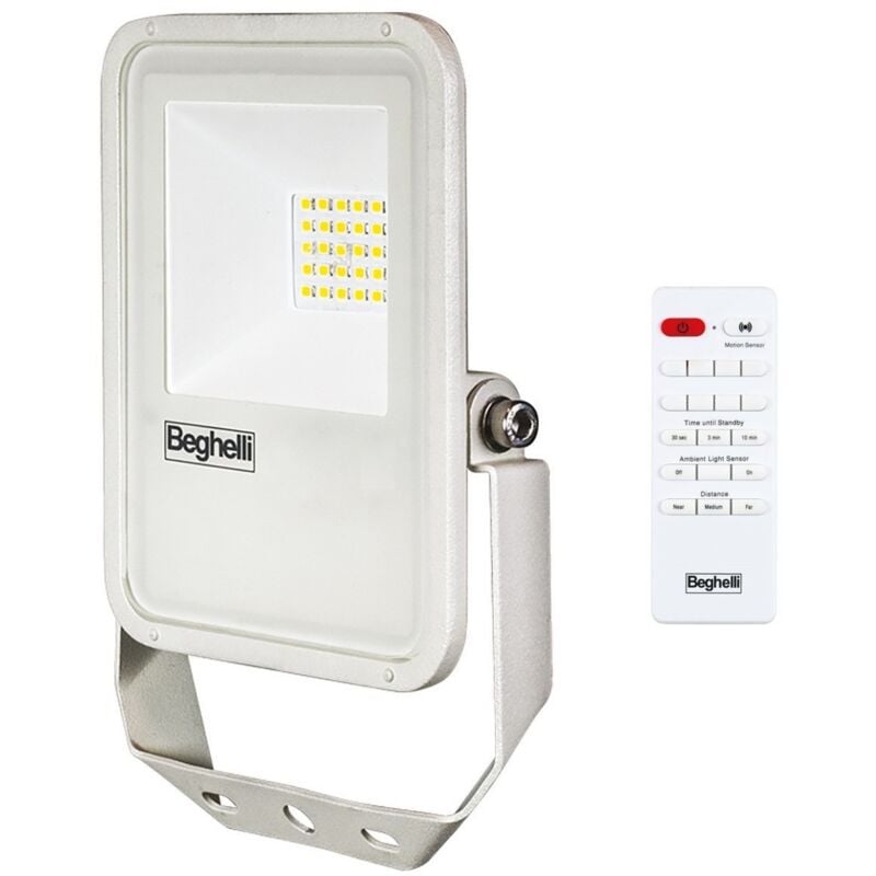 foto del prodotto proiettore led fl 20w ip66 bianco sens 4000k 141x1