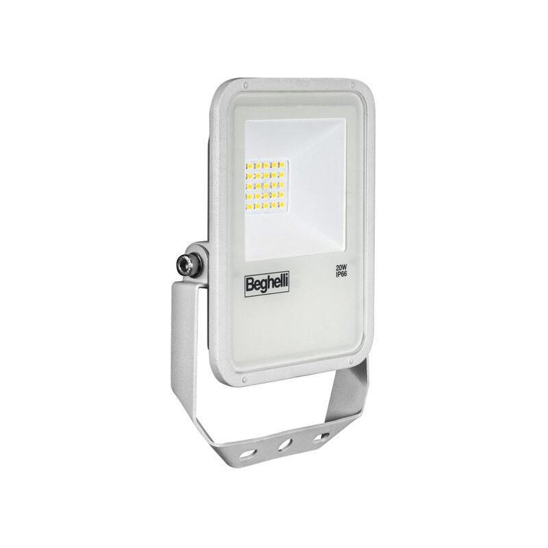 foto del prodotto proiettore led floodlight fl 20w 6500k ip66 bianco beghelli 86153