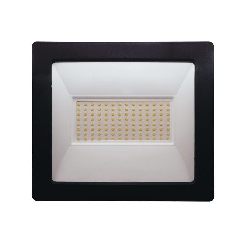 foto del prodotto proiettore led floorlight 100w nero ip66 4k beghelli 86174
