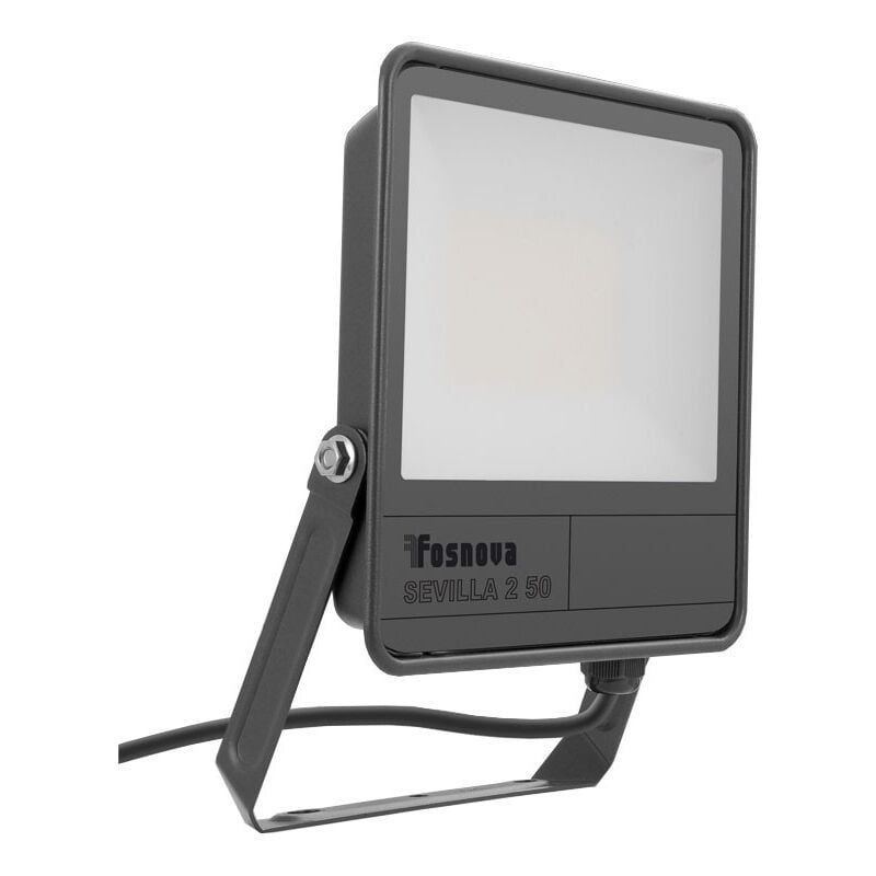 foto del prodotto proiettore led fosnova disano 50w 6500k 5500 lumen grigio ip66 2241343300