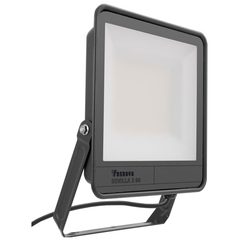 foto del prodotto proiettore led fosnova disano 90w 4000k 9900 lumen grigio ip65 2241353200