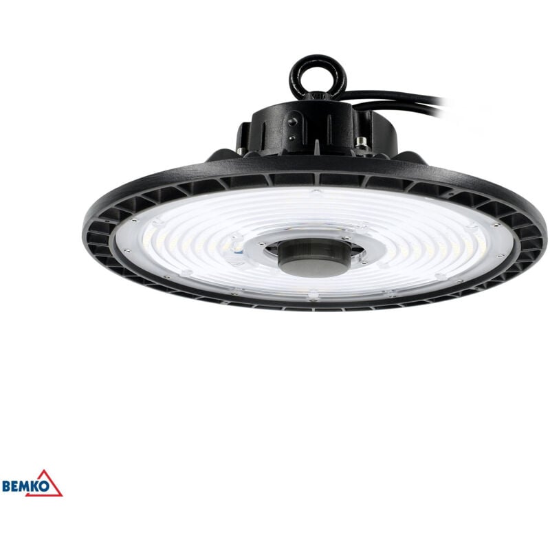 foto del prodotto proiettore led highbay parit 150w 24000lm 4000k ip65 nero 270x270x115mm