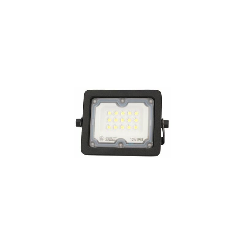 foto del prodotto proiettore led in alluminio 10w 4000k ip65 nero