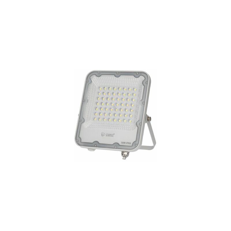 foto del prodotto proiettore led in alluminio 30w 6500k ip65 bianco