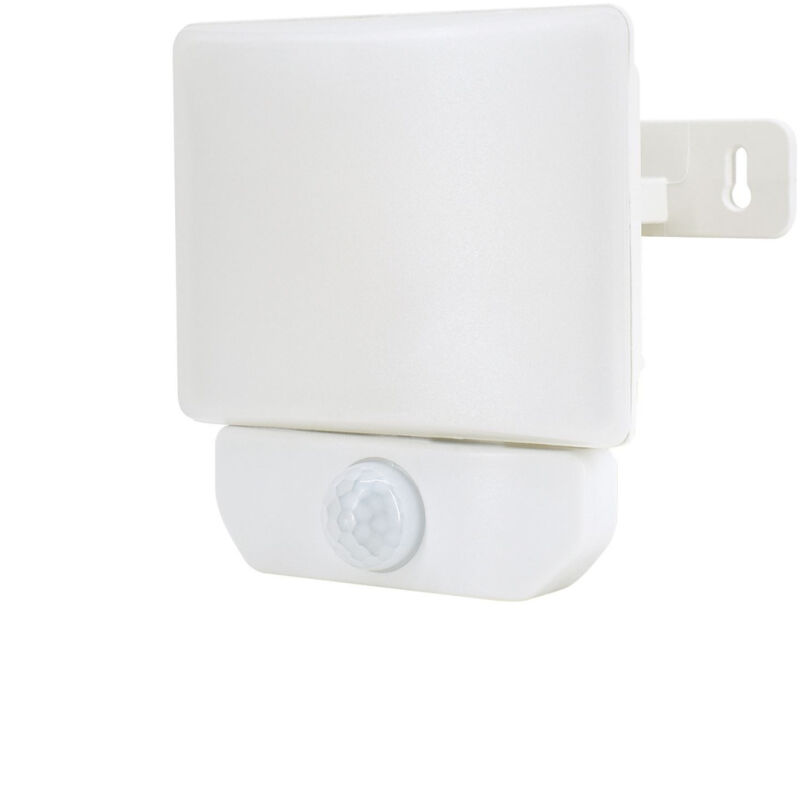 foto del prodotto proiettore led lfx 10w bianco naturale 4000k 900lm ip65 nero pir