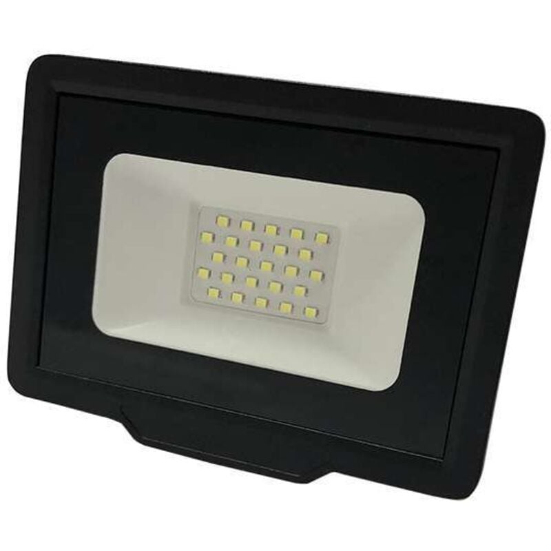 foto del prodotto proiettore led nero 30w 200w ip65 2400lm resistenza all acqua giorno bianco 6000k