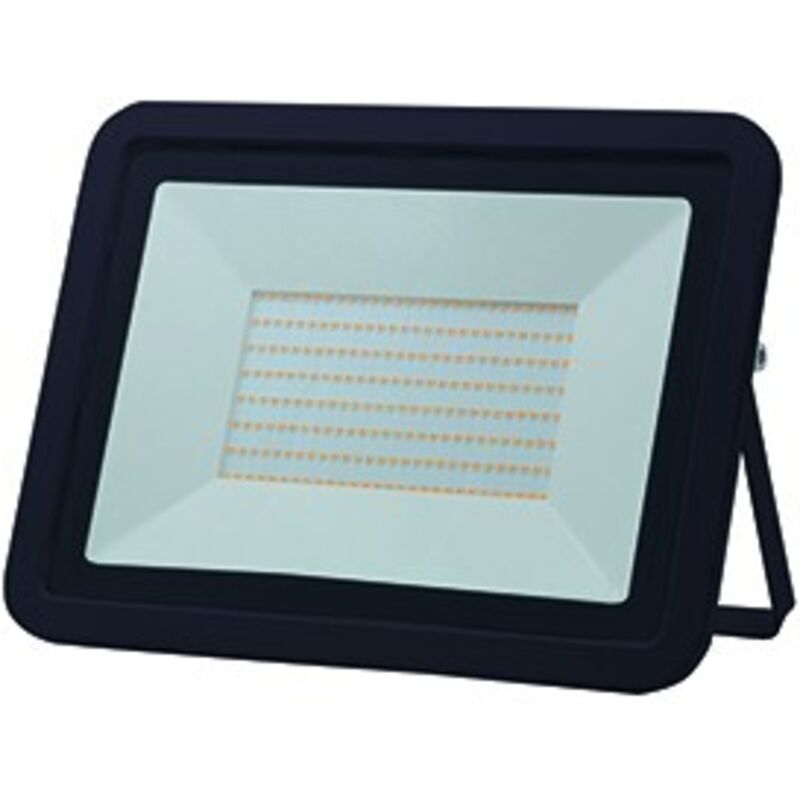 foto del prodotto proiettore led panth slim 150w 4000k nero duralamp cod. panth st150n 
