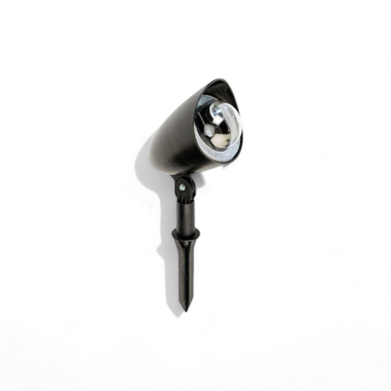 foto del prodotto proiettore led per esterni con angolazione regolabile decoro scritta merry christmas bianca certificazione ip44 trasformatore 6v6 watt