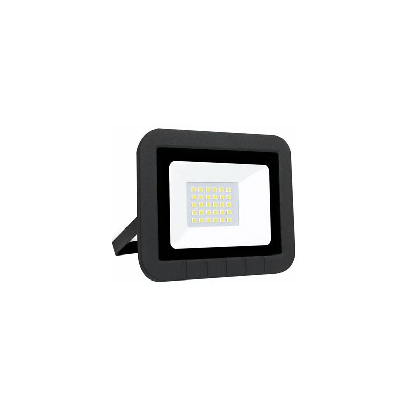 foto del prodotto proiettore led piatto nero opaco ip65 10w freddo