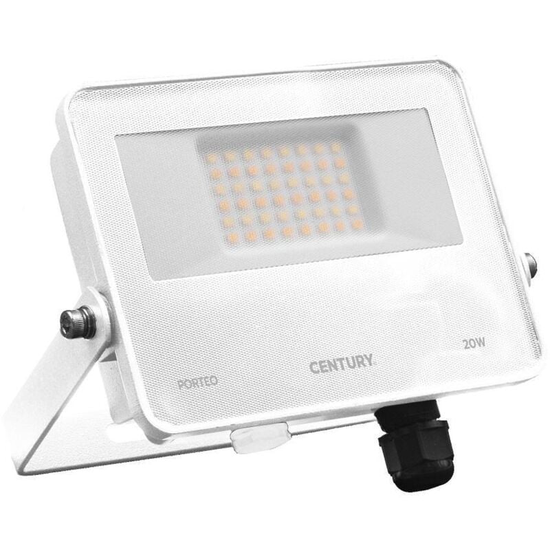 foto del prodotto proiettore led porteo bianco 20w 3000 4000 6500k ptobi 209500 century