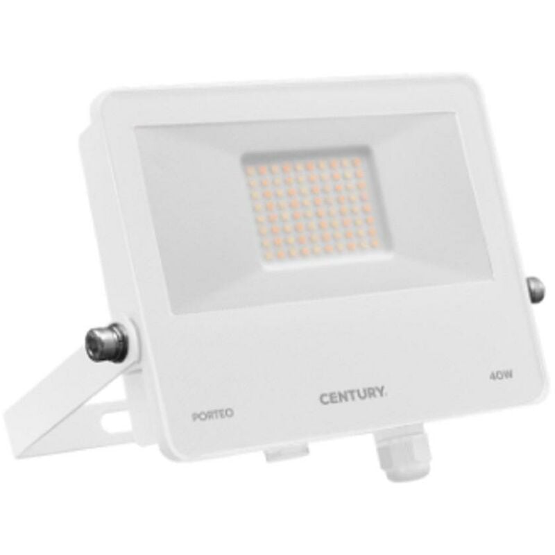 foto del prodotto proiettore led porteo bianco 40w 3 4 6,5k 4600lm termina block ptobi 409500 century