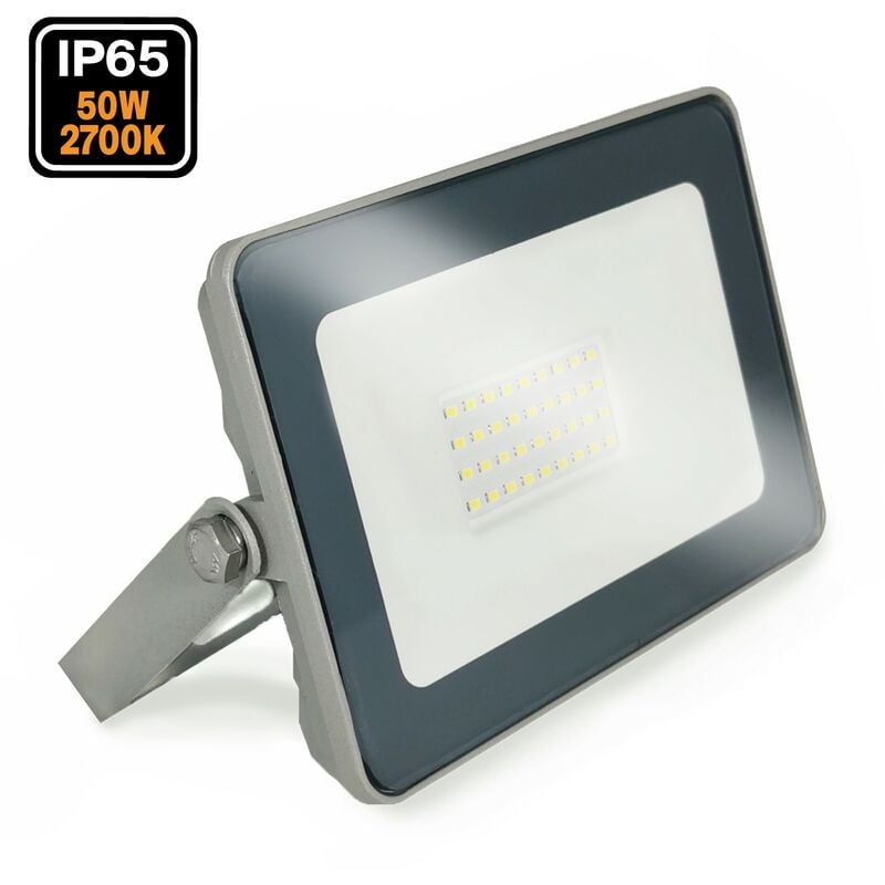 foto del prodotto proiettore led proline 50w bianco caldo 3000k alta luminosit 