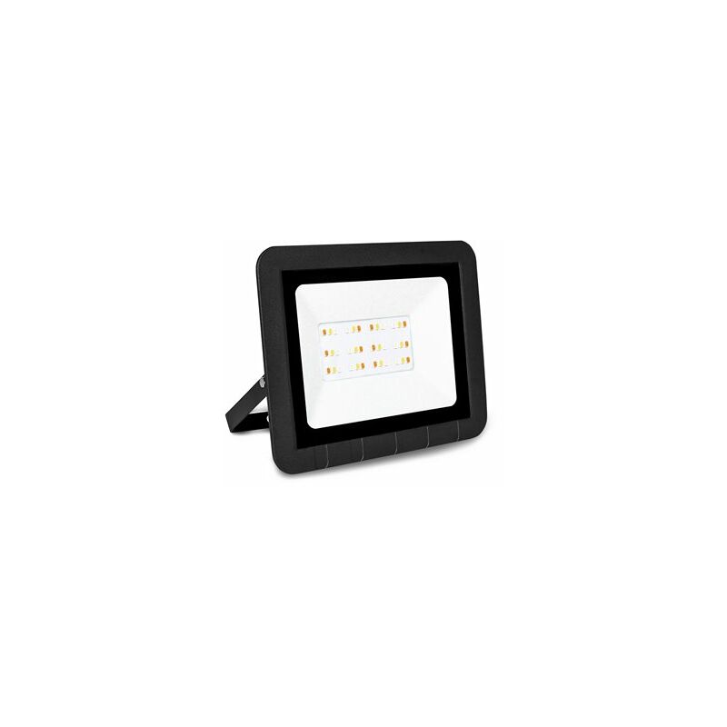 foto del prodotto proiettore led rgb ip65 da 30w in alluminio nero matel