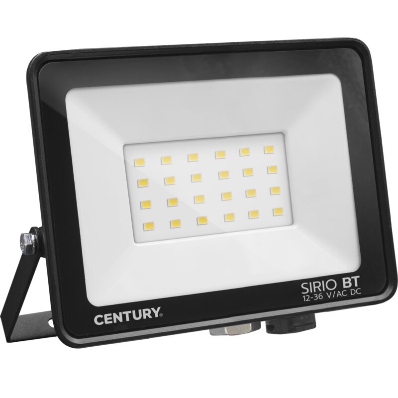 foto del prodotto proiettore led sirio 12 36vdc 50w 4000k ip65 nero century srsbt 503640
