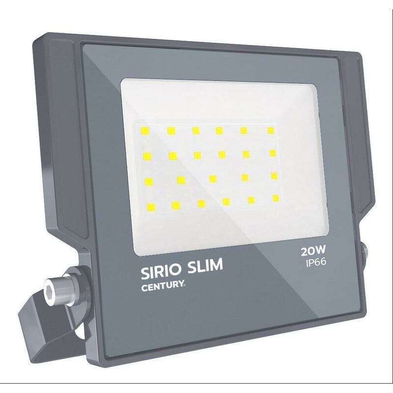 foto del prodotto proiettore led sirio slim 20w 4000k 2100 lm 110 srs 209540 century