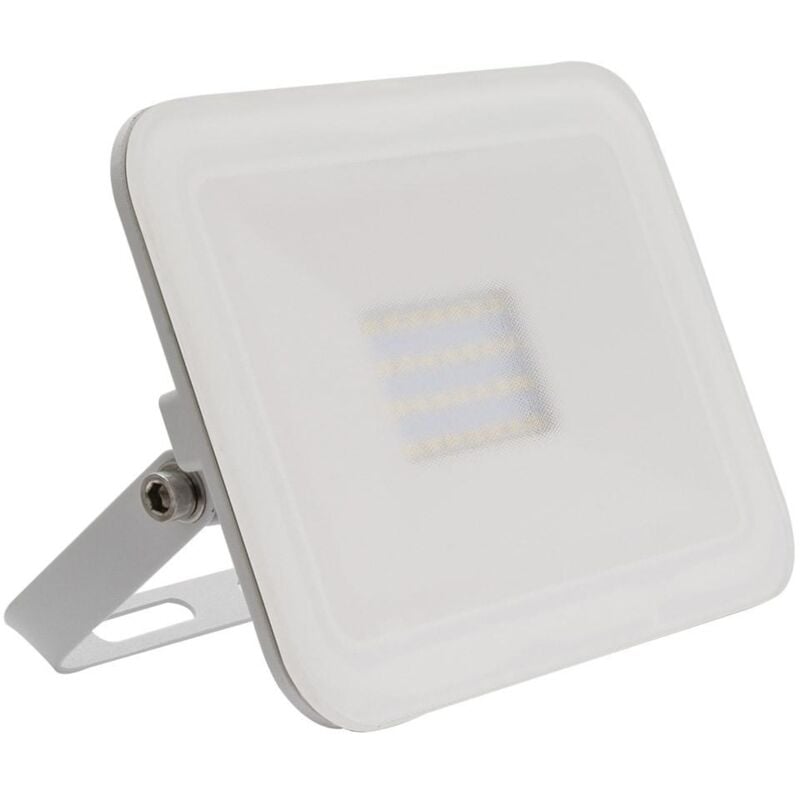foto del prodotto proiettore led slim 20w 120lm w ip65 vetro bianco 3000k bianco caldo