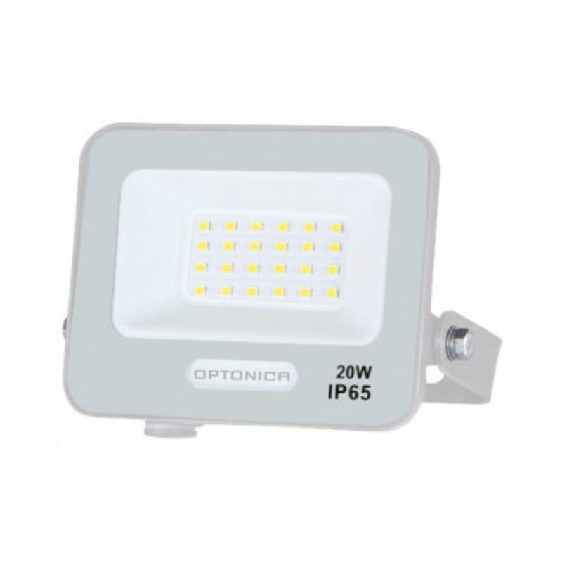 foto del prodotto proiettore led smd bianco ip65 20w 1800lm bianco naturale 4000k 120 120x112.5x27.5mm