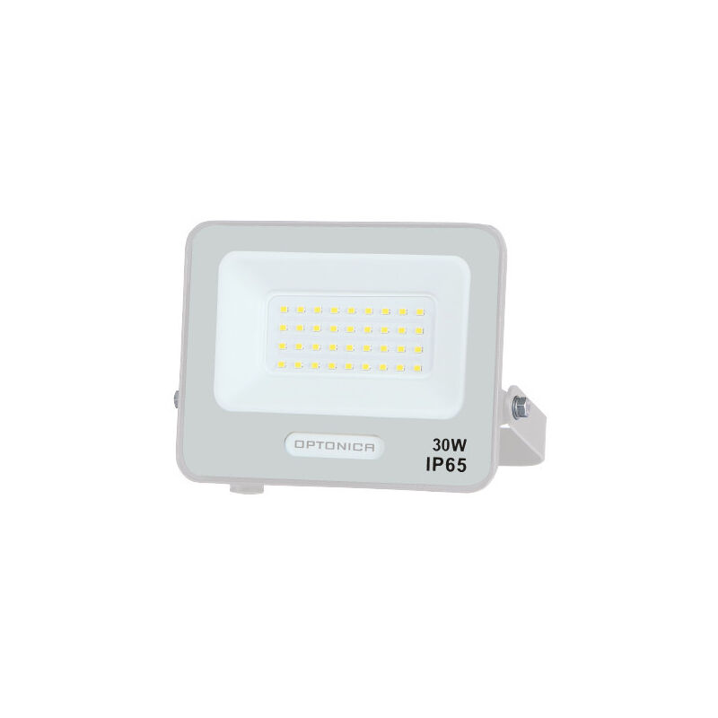 foto del prodotto proiettore led smd bianco ip65 30w 2700lm bianco naturale 4000k 156x141x30mm