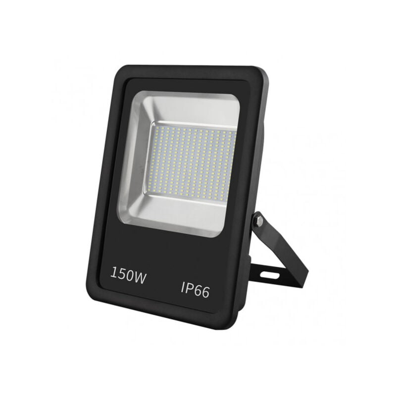 foto del prodotto proiettore led smd dacita 150w 6500k nero 13500lm 120 ip66 42,5x32,5x8 cm