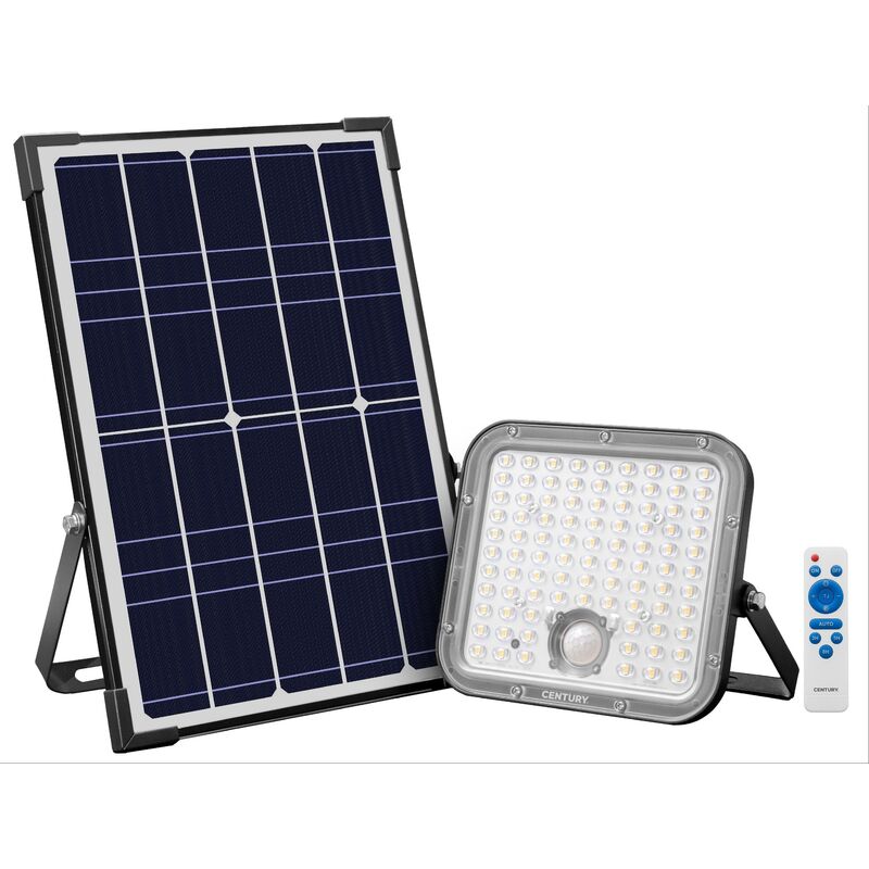 foto del prodotto proiettore led solare energy sensor 30w 4000k 4800lm ergy 3016040 century
