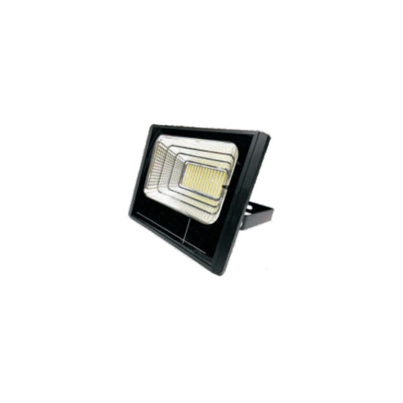 foto del prodotto proiettore led solare nero 60w 100lm w 6500k impermeabile ip67