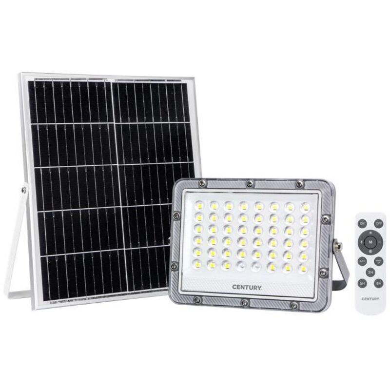 foto del prodotto proiettore led solare sirio 2,50watt 400lumen 4000k century srsol 509040