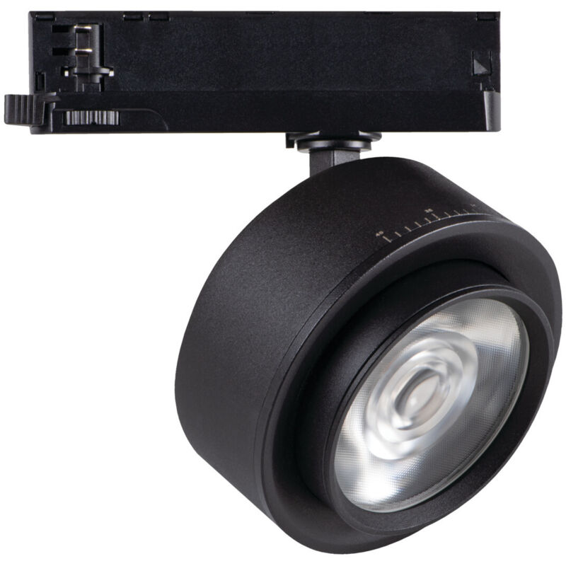 foto del prodotto proiettore led su rotaia 38w nero 38 3800lm orientabile 3000 3000k