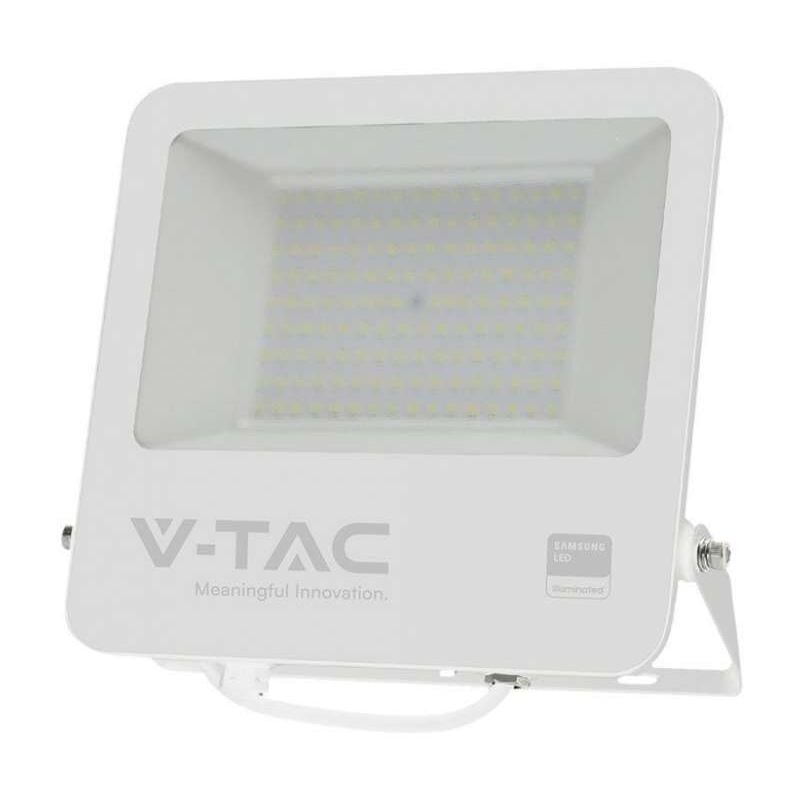 foto del prodotto proiettore led v tac chip samsung 100w 6400k bianco vt 44104 w 23443