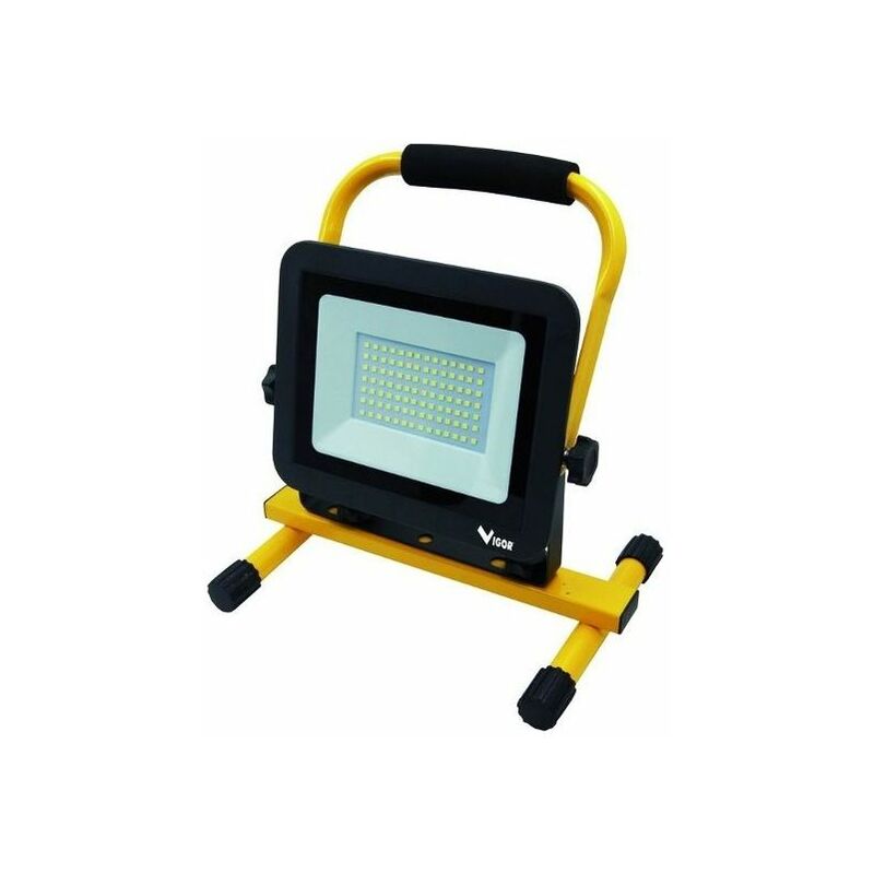 foto del prodotto proiettore led worky 50 supporto cavo e spina 50w 750lm vigor