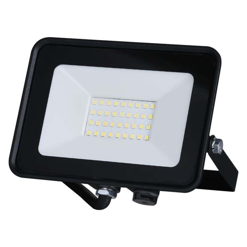 foto del prodotto proiettore nero tricolor 30w 230v ip65 lapfast30wnemc per segnalazioni