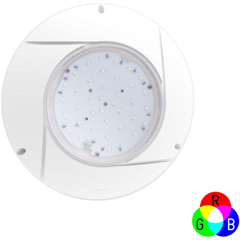 foto del prodotto proiettore piatto mt 4 90 led 16w rgb d.290mm.