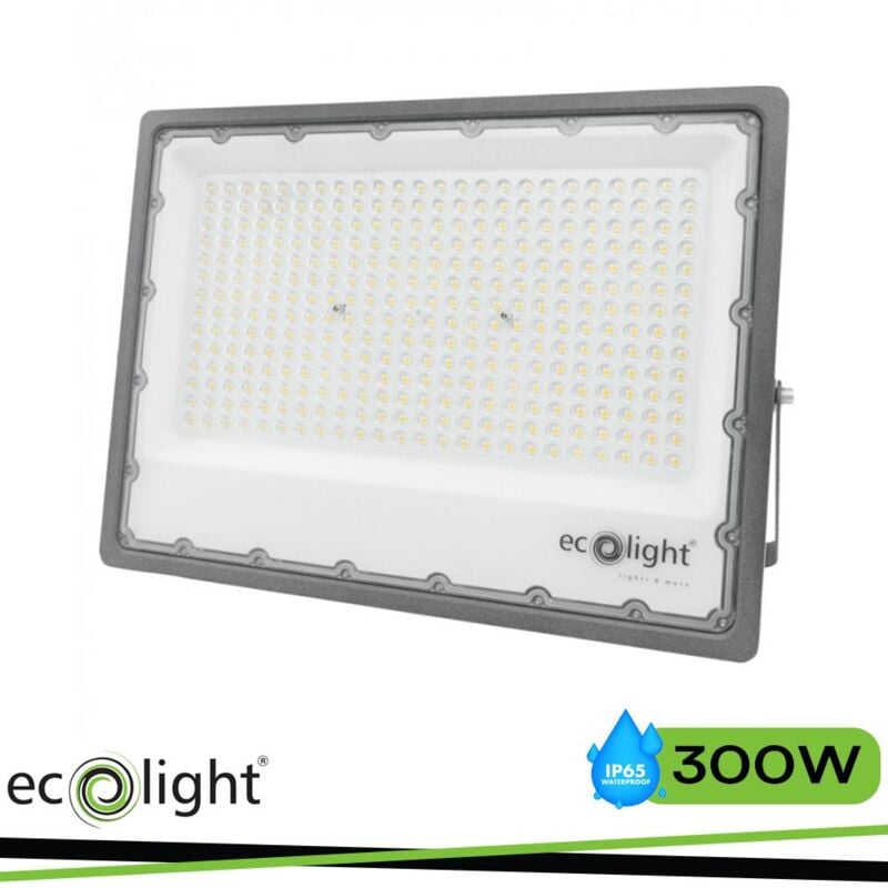 foto del prodotto proiettore premium 300w 6500k ip65 30000lm luce fredda