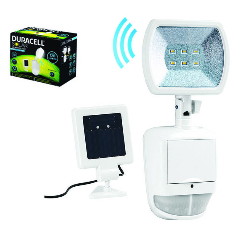 foto del prodotto proiettore solare led con sensore mm.281x128x50 120 lumen