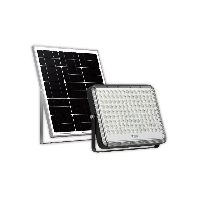 foto del prodotto proiettore solare led dimmerabile 40w 4800lm 320w ip65 bianco del giorno 6000k