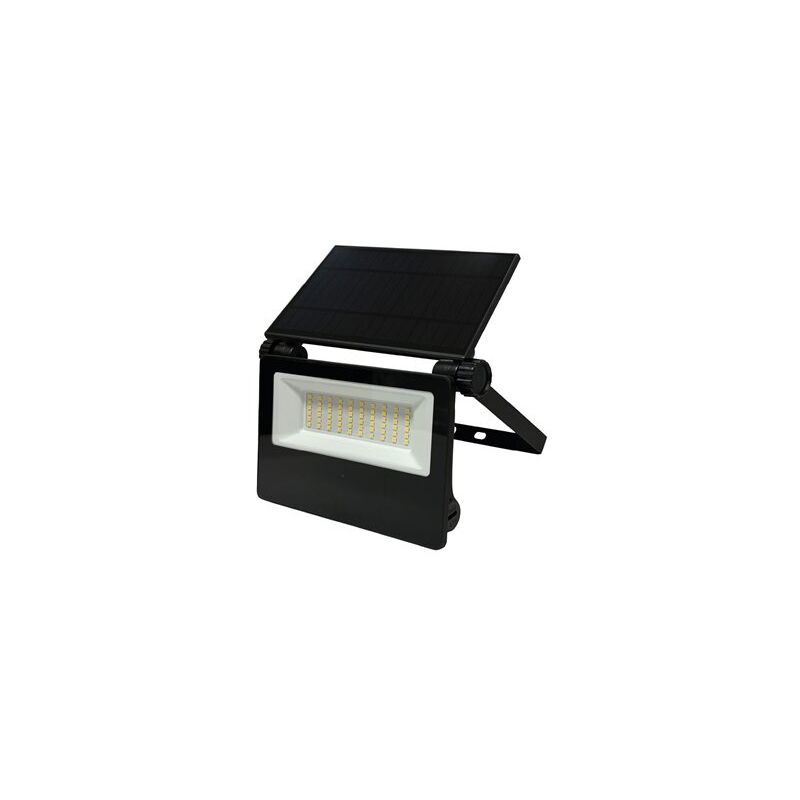 foto del prodotto proiettore solare led kumira con sensore 15w 6500k ip65 nero