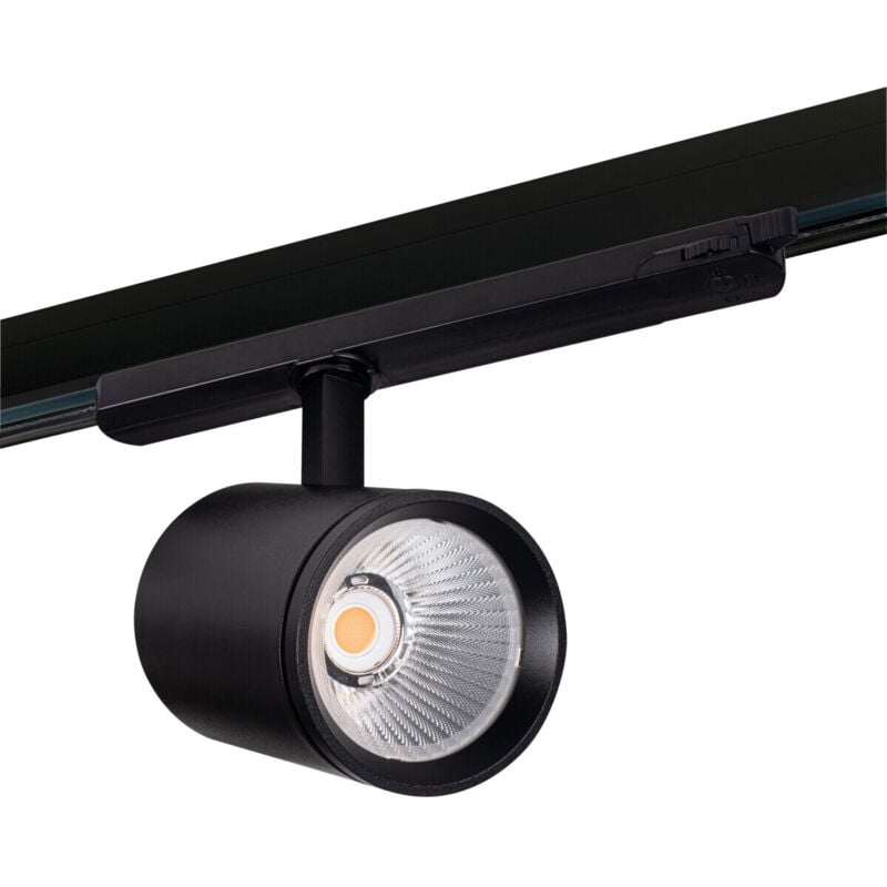 foto del prodotto proiettore su rotaia 30w led cob 4000 4000k nero orientabile kanlux