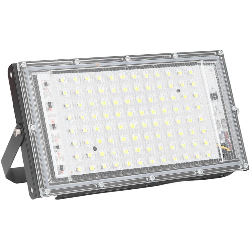 foto del prodotto projecteur led 100 w, super lumineux, 10 000 lumens, angle de faisceau de 120 , lumière blanche froide, tanche ip66, 220-240 v