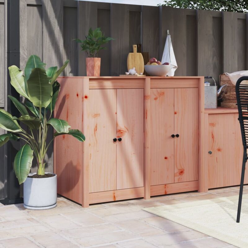 foto del prodotto prolenta premium ante da cucina da esterno 2pz 50x9x82 cm legno massello di