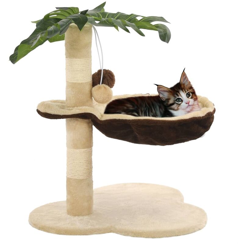 foto del prodotto prolenta premium furniture limited albero per gatti con tiragraffi in sisal 50cm