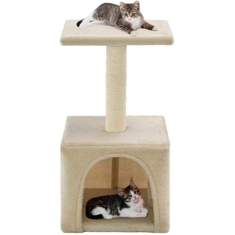 foto del prodotto prolenta premium furniture limited albero per gatti con tiragraffi in sisal 55