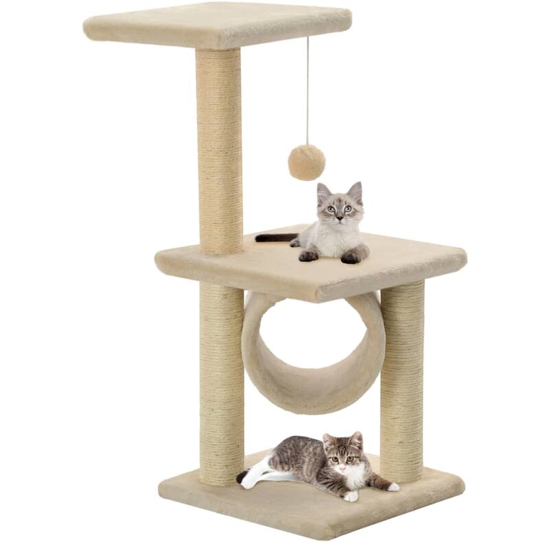 foto del prodotto prolenta premium furniture limited albero per gatti con tiragraffi sisal 65 cm