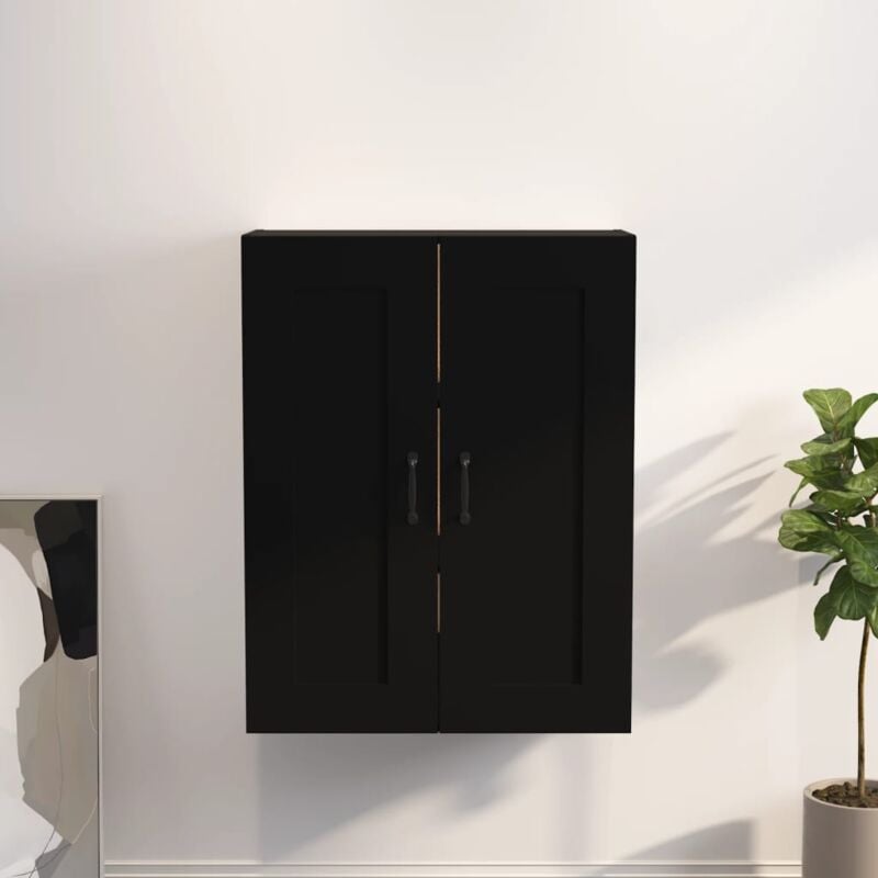 foto del prodotto prolenta premium furniture limited armadietto pensile a parete nero 69,5x32,5x90