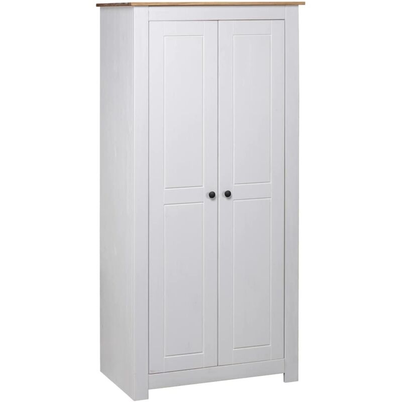 foto del prodotto prolenta premium furniture limited armadio bianco 80x50x171,5 cm legno massello
