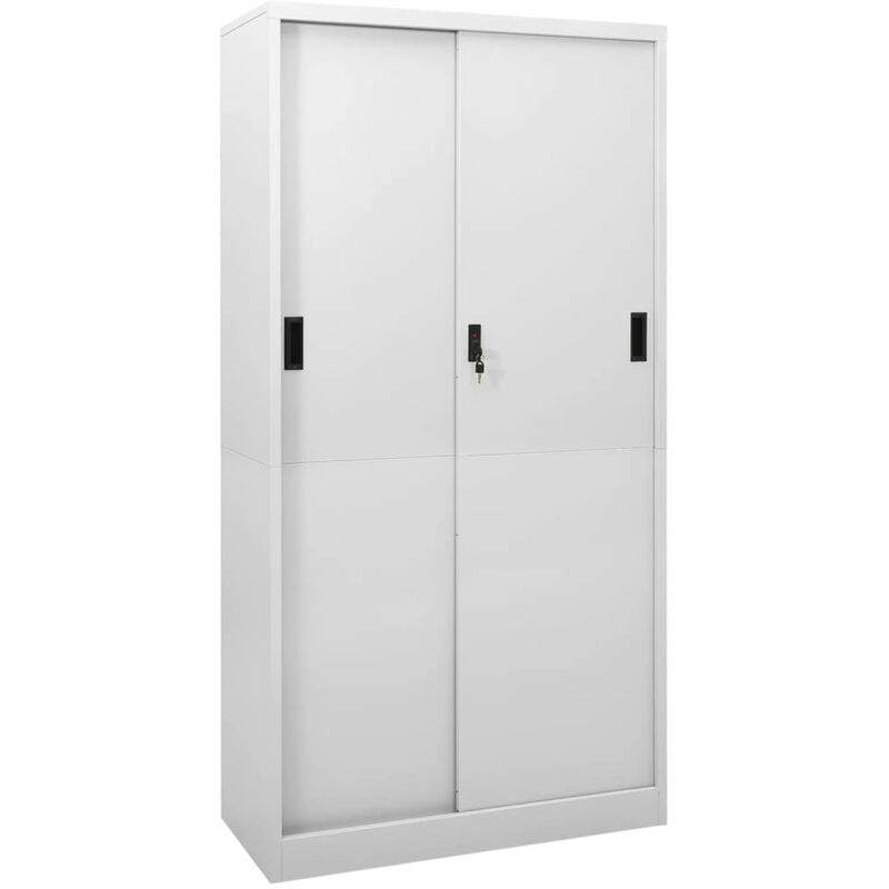 foto del prodotto prolenta premium furniture limited armadio con anta scorrevole grigio chiaro